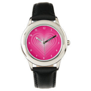 Pink Hearts Watch - Love Armbanduhr