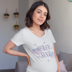 Pink Heaven Sent Baby Dusche T-Shirt