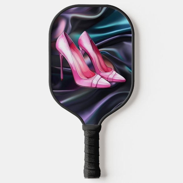 Pink Heelses Schuhe Pickleball Paddel Pickleball Schläger (Vorderseite)