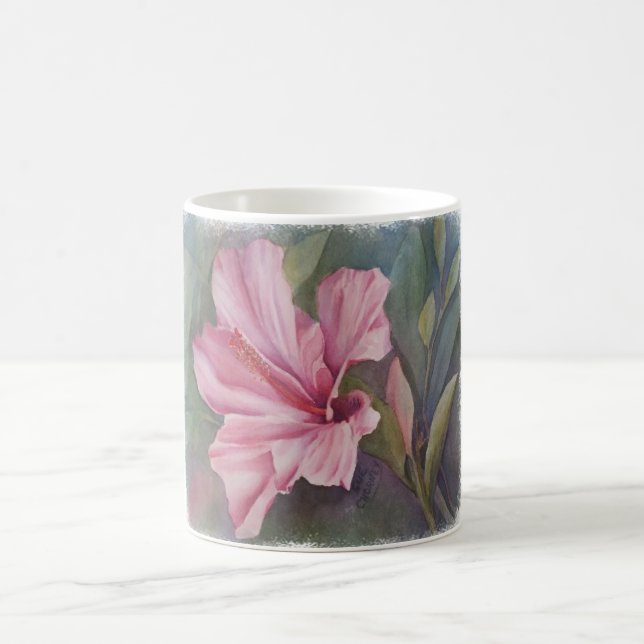 PINK HIBISKUS CLASSIC-TASSE KAFFEETASSE (Mittel)