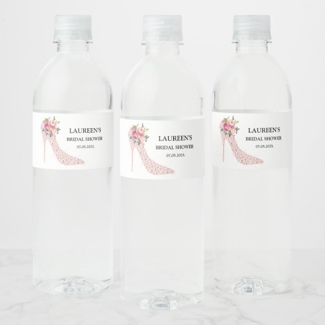 Pink High Heels Bridal Shower (Flaschen)
