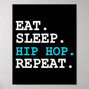 Pink Hip Hop Tanz Tanz für Frauen Mädchen Gir Poster