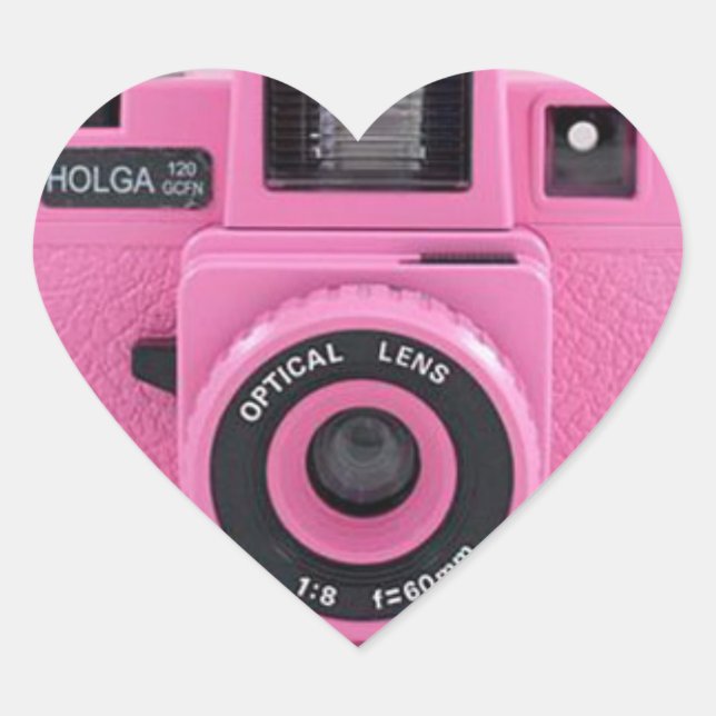 Pink Holga Sticker (Vorderseite)
