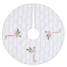 Pink Holly Berry Bow Weihnachten