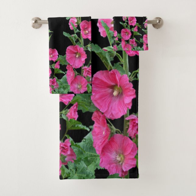 Pink Hollyhocks (En situation)