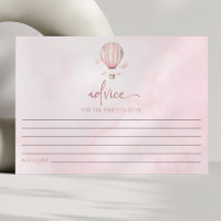 Pink Hot Air Ballon Babydusche