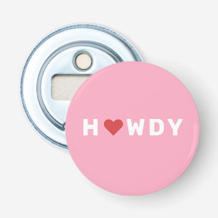 Pink HOWDY Flaschenöffner