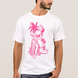 Pink Hula Girl T - Shirt