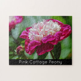 Pink Hütte Peony Garden Blume Puzzle