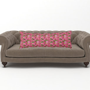 Pink Hydrangea Bloms Blumenmuster Seitenschläferkissen