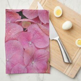 Pink Hydrangea Blossom Blume Handtuch
