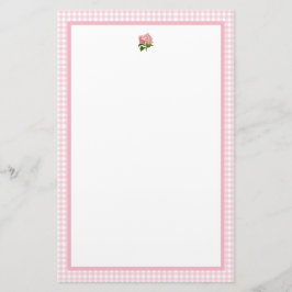 Pink Hydrangea Briefpapier
