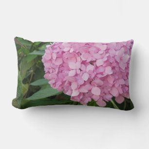 Pink Hydrangea Lumbar Kissen