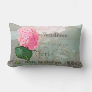 Pink Hydrangea Romantische französische Akzente Ki Lendenkissen
