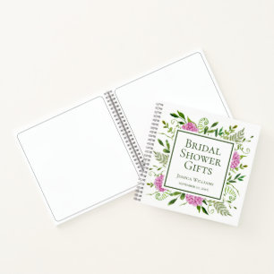Pink Hydrangeas Brautparty Geschenke Notebook Notizbuch