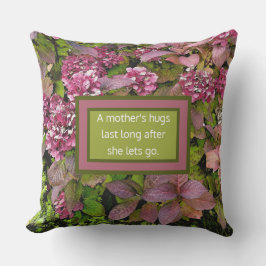 PINK HYDRANGEAS/DIE HUGS EINER MUTTER LETZTEN LÄNG KISSEN