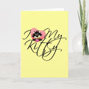 Pink I Liebe My Kitty - Hemden und Geschenke Karte