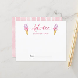 Pink Ice Cream Advice für die neuen Eltern