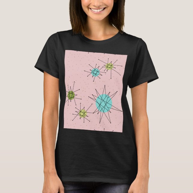 Pink Iconic Atomic Sternexplosion T - Shirt (Vorderseite)