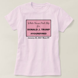 Pink im Weißen Haus für die Iden des Trump-Widerst T-Shirt