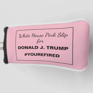Pink im Weißen Haus für Trump-Widerstand Golf Headcover