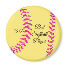 Pink Imitate Glitzer Softball Sticks
