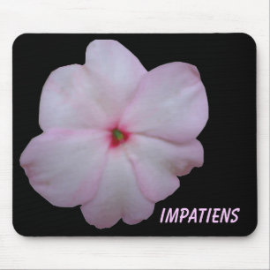 Pink Impatiens individuell anpassbares Mousepad