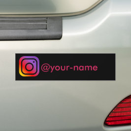Pink-Instraktionswagen Autoaufkleber