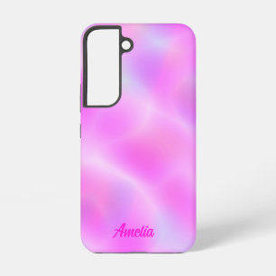 Pink Iridescente Personnalisé Samsung Galaxy Coque
