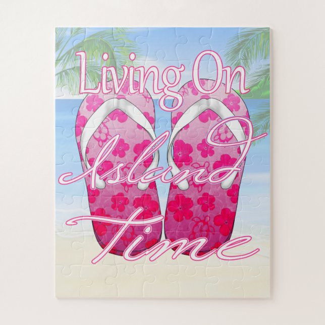 Pink Island Time Beach (Vertikal)