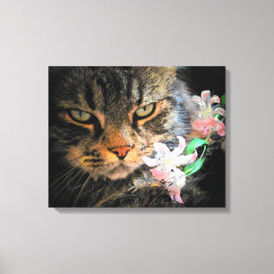 Pink ist NICHT meine Farbe - Grumpy Angel  by djon Leinwanddruck