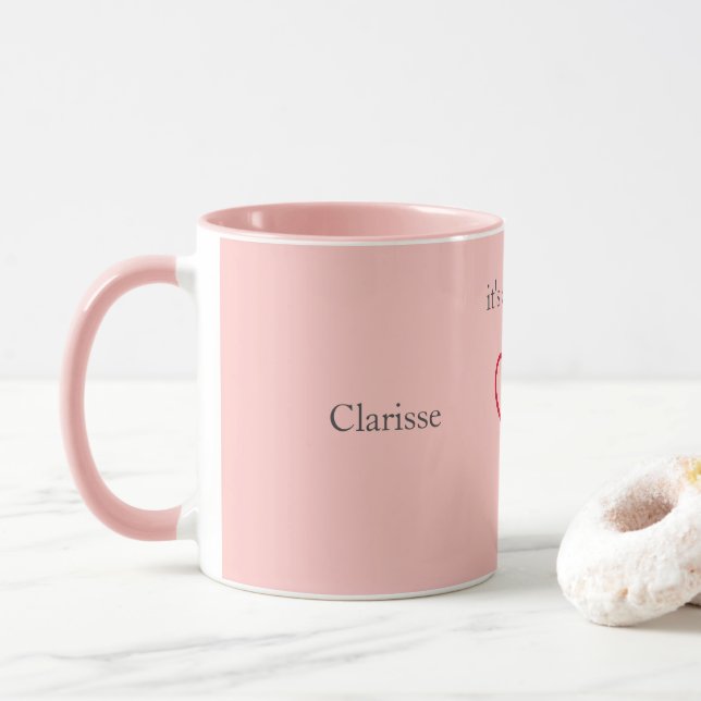 Pink it all began tasse (Mit Donut)