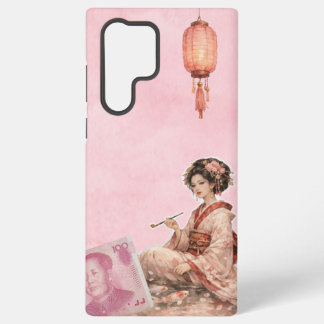 Pink Junk Journal Samsung Case Galaxy Hülle
