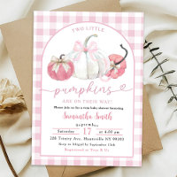 Pink Kariert Preppy Pumpkin Girl Twins Kinderdusch