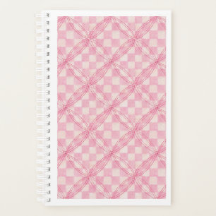PINK KARO QUILT 5.5x8.5 Planer / Kalender