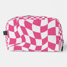 PInk-Karo Waschbeutel