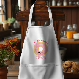 Pink Kawaii Donuts Kochen Hole Foods Schürze
