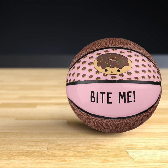 Pink Kawaii Niedlich Schokolade Donut Regenbogen S Mini Basketball (Von Creator hochgeladen)
