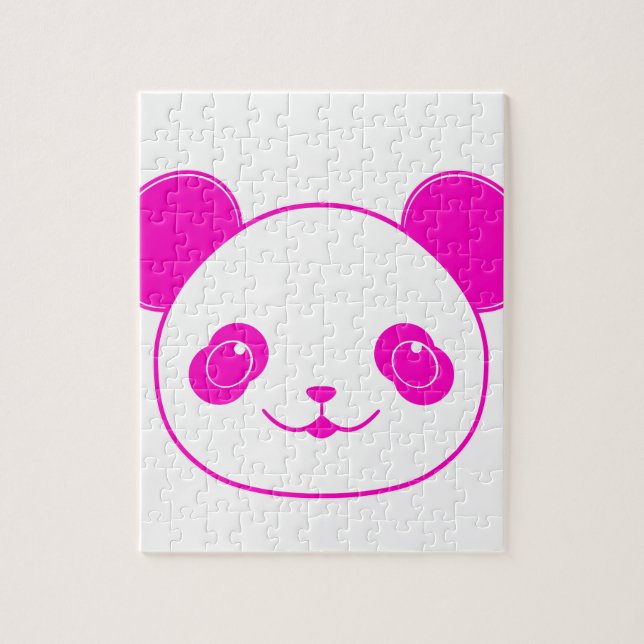 Pink Kawaii Panda Bear (Vertikal)