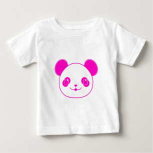 Pink Kawaii Panda Bear Baby T-shirt