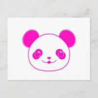 Pink Kawaii Panda Bear