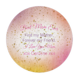 Pink Keepake Sentimental Script Zitat Mütter Tag Schneidebrett