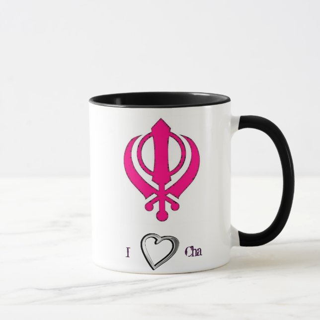 Pink Khanda Tasse (Rechts)