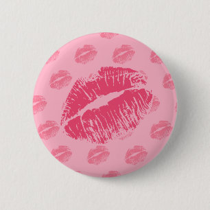 Pink Kiss Button