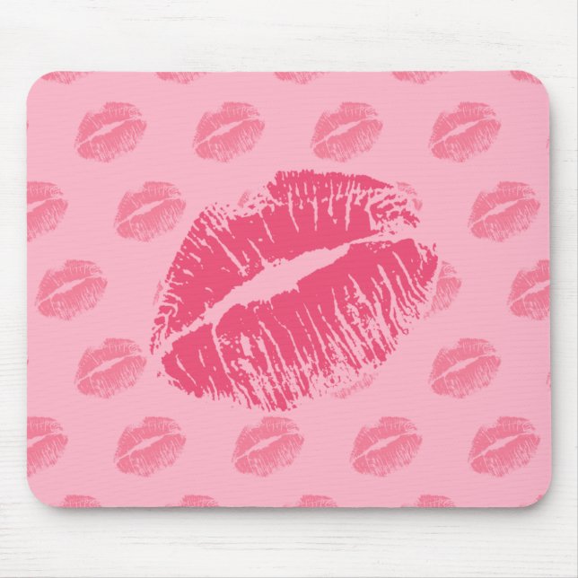 Pink Kiss Mousepad (Vorne)