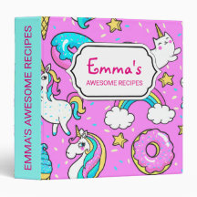 Pink Kitschy glitzerndes, lustiges Unicorn und Kit