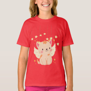 "Pink Kitty - Adorable Cat T-Shirt" T-Shirt
