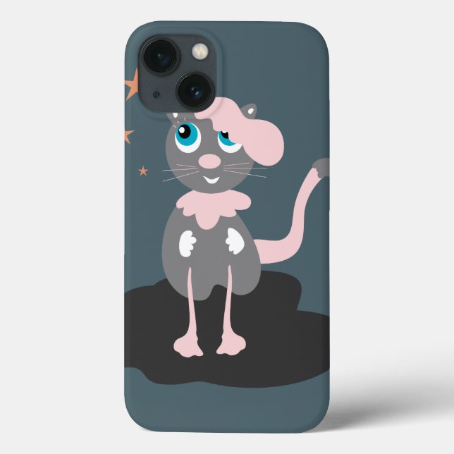Pink Kitty Case-Mate iPhone Hülle (Rückseite)