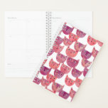 Pink Kitty Cat Power Planer<br><div class="desc">Niedliche,  aber sanfte,  moderne,  rosa Aquarellkatzen. Perfekt für Feministen,  Tierfreunde und Katzen,  verrückt oder anders.</div>