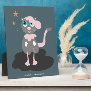 Pink Kitty Fotoplatte